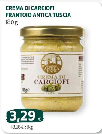 Coop CREMA DI CARCIOFI FRANTOIO ANTICA TUSCIA 180 g offerta