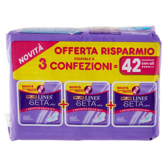 Iperal Assorbenti lines seta offerta