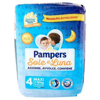 Iperal Pannolini pampers sole e luna offerta
