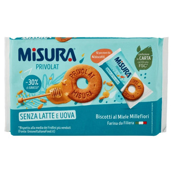 Iperal Biscotti privolat miele misura offerta