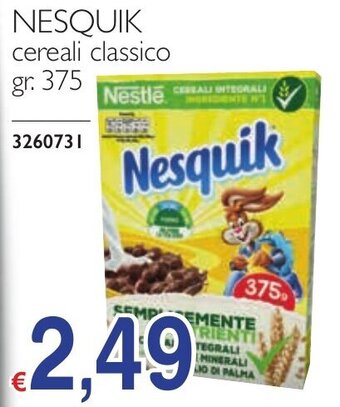 NESQUIK cereali classico gr. 375
