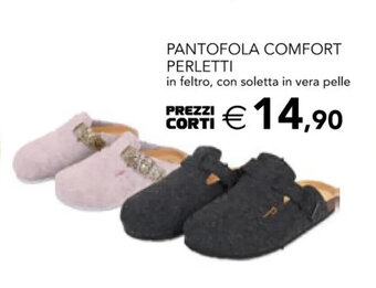 PANTOFOLA COMFORT PERLETTI
