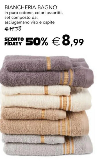 Esselunga BIANCHERIA BAGNO offerta