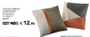 Esselunga CUSCINO ARREDO CHARDONNAY mis. 40x40 cm offerta