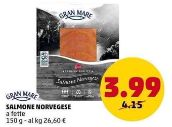PENNY GRAN MARE SALMONE NORVEGESE 150 g offerta