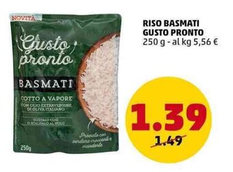 RISO BASMATI GUSTO PRONTO 250 g