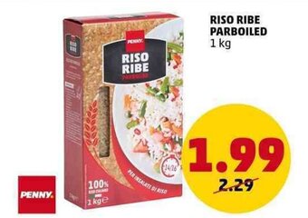 PENNY RISO RIBE PARBOILED 1 kg offerta