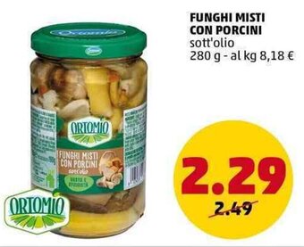 PENNY FUNGHI MISTI CON PORCINI 280 FUNGHI MISTI CON PORCINI offerta