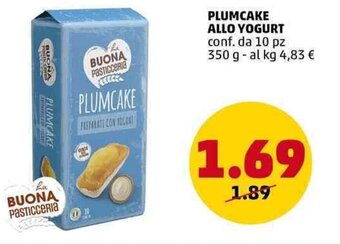 PENNY PLUMCAKE ALLO YOGURT 350 g offerta