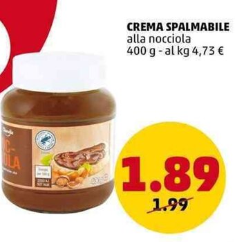 CREMA SPALMABILE alla nocciola 400 g
