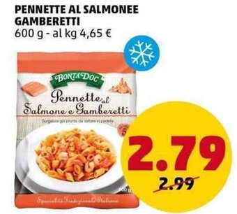 PENNETTE AL SALMONEE GAMBERETTI 600 g