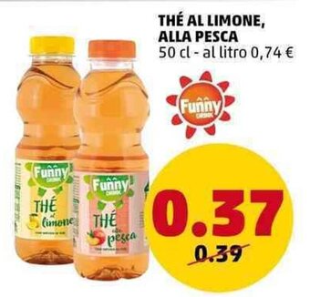PENNY THÉ AL LIMONE, ALLA PESCA 50 cl offerta