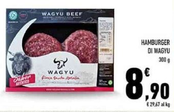 Conad HAMBURGER DI WAGYU 300 g offerta
