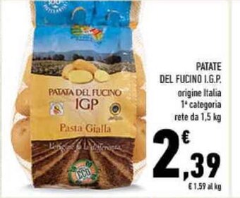 PATATA DEL FUCINO IGP 1,5 kg