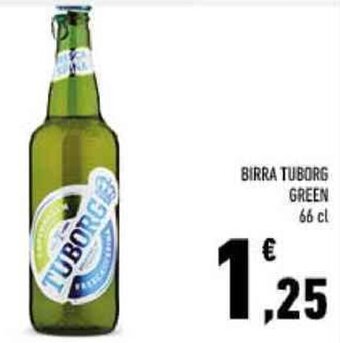 Conad BIRRA TUBORG GREEN 66 cl offerta