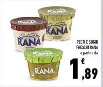 Conad PESTI E SUGHI FRESCHI RANA offerta