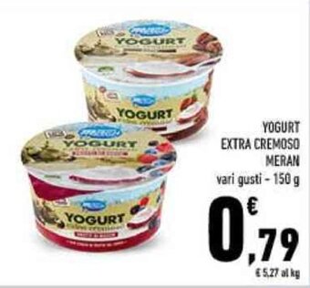 Conad YOGURT EXTRA CREMOSO MERAN vari gusti - 150 g offerta