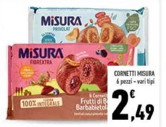 Conad CORNETTI MISURA 6 pezzi - vari tipi offerta