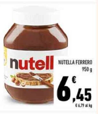 Conad NUTELLA FERRERO 950 g offerta