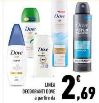 Conad LINEA DEODORANTI DOVE offerta