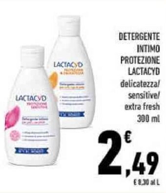Conad DETERGENTE INTIMO PROTEZIONE LACTACYD 300 ml offerta