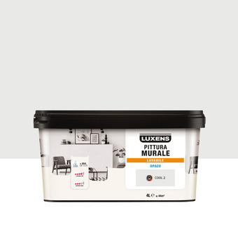 Bricocenter Pittura grigio cool 2 lavabile luxens 4 lt offerta