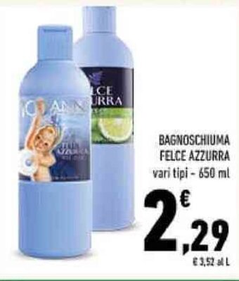 Conad BAGNOSCHIUMA FELCE AZZURRA vari tipi - 650 ml offerta