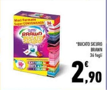 Conad BUCATO SICURO BRAWN 36 fogli offerta