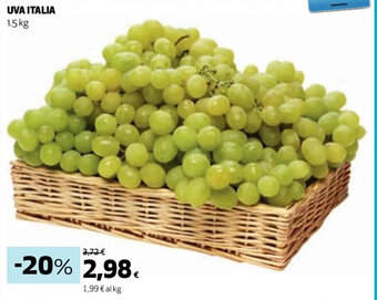 Coop UVA ITALIA 1.5kg offerta