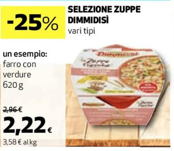 Coop SELEZIONE ZUPPE DIMMIDISI 620 g offerta