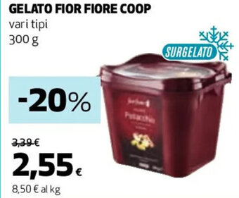 Coop GELATO FIOR FIORE COOP vari tipi 300 g offerta
