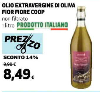 Coop OLIO EXTRAVERGINE DI OLIVA FIOR FIORE COOP 1 Litro offerta