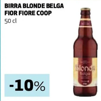 Coop BIRRA BLONDE BELGA FIOR FIORE COOP 50 cl offerta