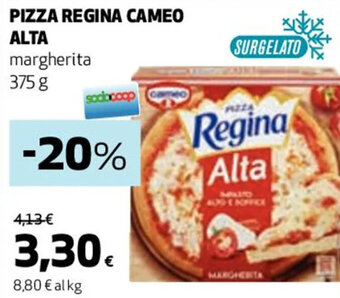 Coop PIZZA REGINA CAMEO ALTA margherita 375 g offerta