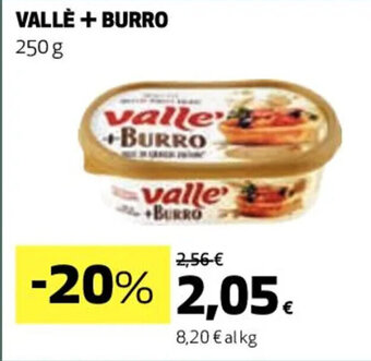 Coop VALLÈ + BURRO 250 g offerta