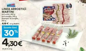 Coop Martini Linea Arrostici offerta