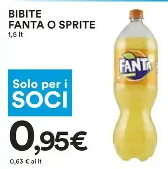 Coop Fanta Bibite Aranciata 1,5 Lt offerta