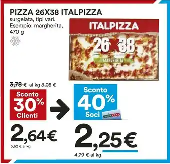 Coop Italpizza Pizza 26x38 Surgelata offerta