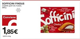 Coop Findus Sofficini Funghi Più Mozzarella 4 Pezzi 266 G(ml) offerta
