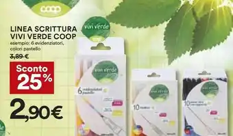 Coop Vivi verde coop Coop Linea Scrittura Vivi Verde offerta
