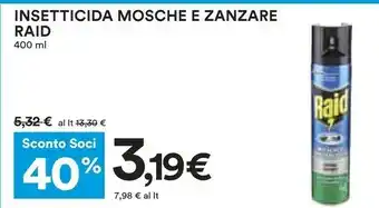 Raid Insetticida Mosche E Zanzare 400 Ml