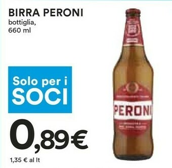 Coop Peroni Birra 660 G(ml) offerta