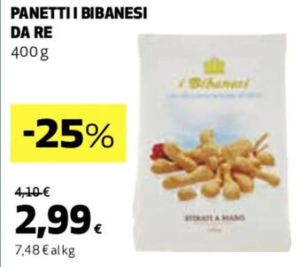 Coop PANETTI I BIBANESI DA RE 400 g offerta