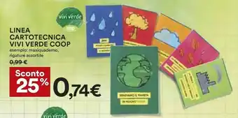Coop Coop Linea Cartotecnica Vivi Verde offerta