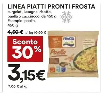 Coop Frosta Linea Piatti Pronti offerta