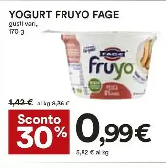 Coop Fage Fruyo Pesca 170 G(ml) offerta