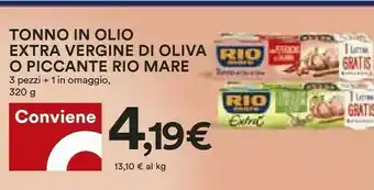 Coop Rio Mare Rio Mare - Tonno all'Olio Extravergine di Oliva Extrà 320 g(ml) offerta