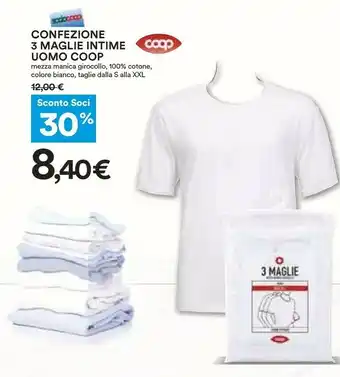 Coop Coop Confezione 3 Maglie Intime Uomo offerta