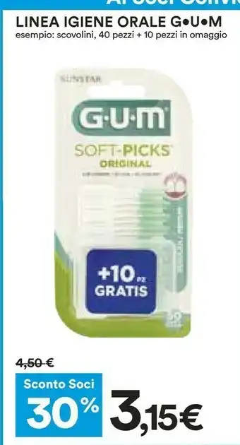 Coop Gum Linea Igiene Orale offerta