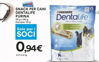 Coop Purina Snack Per Cani Dental Life offerta